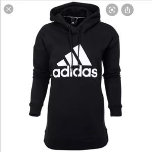 ADIDAS PERFORMANCE - WOMEN’S BLACK HOODIE SWEATSHIRT
